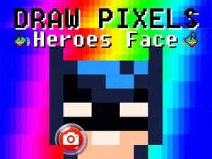 Disegna il volto degli eroi dei pixel